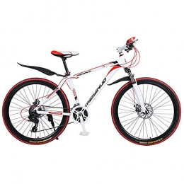 BNMKL Bike BNMKL 2020 New 26 Inch 27-speed Mountain Bike Bicycle Adult Student Outdoors Sport, High Quality.Shock Absorption, White-24speed