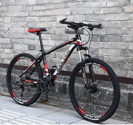 C   26" 24-Speed Mountain Bike for Adult, Lightweight Aluminum Full Suspension Frame, Suspension Fork, Disc Brake / D1 / 30 Speed