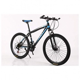 CENPEN Bike CENPEN Outdoor sports Mountain Bikes Bicycles 2130 Speeds Shimano HighCarbon Steel Frame Dual Disc Brake (Color : Blue, Size : 30 Speed)