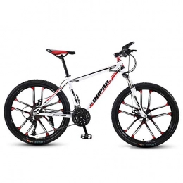 Chengke Yipin Mountain Bike Chengke Yipin Mountain bike 26 inch student road bike-10 knife wheels white red_30 speed