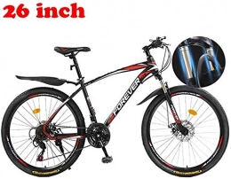 BUK Mountain Bike City Bicycle Bike, Trekking Bicycle Cross Trekking Bikes Outdoor Carbon Steel Double Brake Bicycle 26 Inch / Medium High Cycling 21 / 24 / 27 Speed-21 speed_26 inch