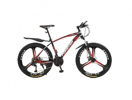 CNAJOI-TDFY Mountain Bike 26 Inches, MTB Bicycle with 3/6Cutter Wheel, 30-Speed Lightweight Hardtail Mountain Bicycle High-carbon Steel Full Suspension Frame Off-Road Cycling