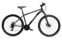 Coyote Mountain Bike Coyote Zodiac Hardtail Mountain Bike, 27.5" Wheel, 18 Speed - Satin Black (15")