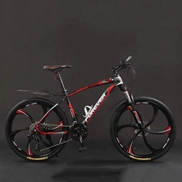 CSS Mountain Bike CSS Bicycle, 26 inch 21 / 24 / 27 / 30 Speed Mountain Bikes, Hard Tail Mountain Bicycle, Lightweight Bicycle with Adjustable Seat, Double Disc Brake 6-24, 24 Speed