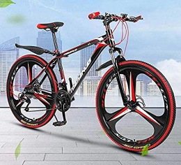 CXY-JOEL Mountain Bike CXY-JOEL 26 inch Mountain Bike Bicycle High Carbon Steel and Aluminum Alloy Frame Double Disc Brake PVC and All Aluminum Pedals-B_21 Speed, a