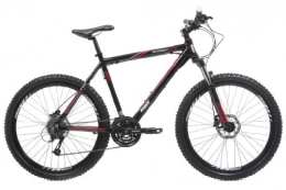 DBR by Raleigh Mens Alloy Mountain Bike - Black, 26-inch Wheel, 16 Inch Frame