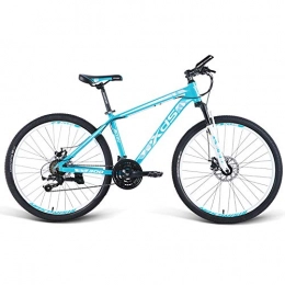 DelongKe Bike DelongKe Mountain Bike, Mens Womens Mountain Bikes, High-Carbon Steel Frame, Dual Disc Brake Mountain Bike, All Terrain Bicycle, Anti-Slip Bikes, 26 Inch21 Speed, C