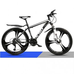 DGAGD Bike DGAGD 24 inch mountain bike adult men and women variable speed light road racing three-knife wheel No. 2-Black and white_24 speed
