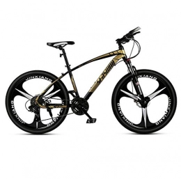 DGAGD Bike DGAGD 24 inch mountain bike male and female adult super light bicycle spoke three-knife wheel No. 1-black gold_30 speed
