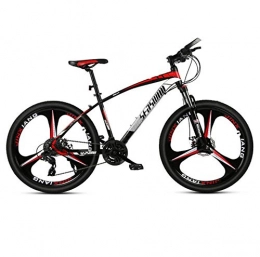 DGAGD Bike DGAGD 24 inch mountain bike male and female adult super light bicycle spoke three-knife wheel No. 1-Black red_30 speed