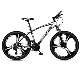DGAGD Bike DGAGD 24 inch mountain bike male and female adult ultralight racing light bicycle tri-cutter-Black and white_24 speed