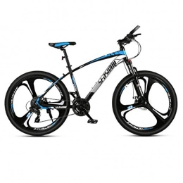 DGAGD Bike DGAGD 24 inch mountain bike men and women adult ultralight racing light bicycle tri-cutter No. 1-Black blue_27 speed