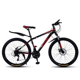 DGAGD Bike DGAGD 24 inch mountain bike variable speed bicycle light racing spoke wheel-Black red_24 speed