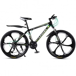 DGAGD Bike DGAGD 24-inch mountain bike variable speed male and female mobility six-wheel bicycle-dark green_24 speed