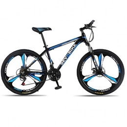 DGAGD Bike DGAGD 26 inch aluminum alloy frame mountain bike variable speed three-wheel road bike-Black blue_21 speed
