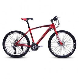 DGAGD Bike DGAGD 26 inch mountain bike bicycle adult lightweight road speed bicycle with 40 cutter wheels-Black red_21 speed