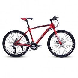 DGAGD Bike DGAGD 26 inch mountain bike bicycle adult lightweight road speed bicycle with 40 cutter wheels-Black red_24 speed