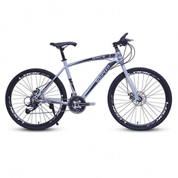 DGAGD Bike DGAGD 26 inch mountain bike bicycle adult lightweight road speed bicycle with 40 cutter wheels-silver gray_21 speed