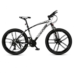 DGAGD Bike DGAGD 26 inch mountain bike male and female adult super light bicycle spoke ten cutter wheel-Black and white_30 speed