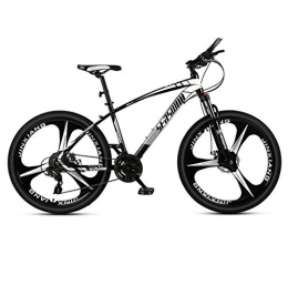 DGAGD Bike DGAGD 26-inch mountain bike male and female adult super light bicycle spoke three-knife wheel No. 1-Black and white_30 speed