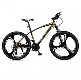 DGAGD Bike DGAGD 26 inch mountain bike male and female adult super light bicycle spoke three-knife wheel No. 2-black gold_30 speed