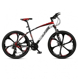 DGAGD Bike DGAGD 26 inch mountain bike male and female adult ultralight racing light bicycle six-cutter wheel-Black red_24 speed