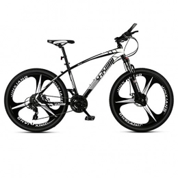 DGAGD Bike DGAGD 26 inch mountain bike male and female adult ultralight racing light bicycle tri-cutter-Black and white_21 speed