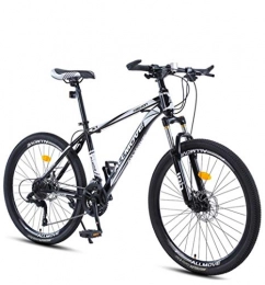 DGAGD Bike DGAGD 26 inch mountain bike male and female adult variable speed racing ultra light bicycle 40 cutter wheels-Black and white_30 speed