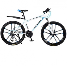 DGAGD Bike DGAGD 26 inch mountain bike variable speed ten-wheel bicycle for men and women-White blue_24 speed