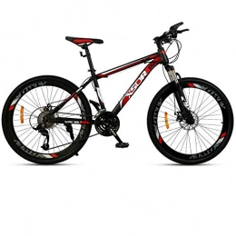 DGAGD Bike DGAGD Snow bike big tire 4.0 thick and wide 24 inch disc brake mountain bike 40 cutter wheel-Black red_24 speed