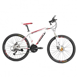 DGHJK Mountain Bike DGHJK Mountain Bike with Dual Disc Brakes Men, 21 Speed Road Bike 26 Inch Wheels Front Suspension, Mountain Bicycle Adult Women