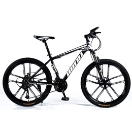 DULPLAY Mountain Bike DULPLAY Racing Bike Bicycles For Women, 26 Inch Racing Adult Mountain Bike, Mountain Bicycle Forks, Full Suspension Mountain Bikes Man Black 26", 21-speed