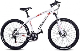 ETWJ Bike ETWJ 21-Speed Aluminum Frame Hardtail Mountain Bikes 26 Inch, Kids Adult All Terrain Mountain Bike, Anti-Slip Bicycle (Color : White)