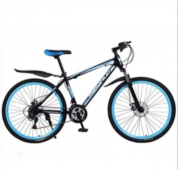 ETWJ Mountain Bike ETWJ 26In 21-Speed Mountain Bike Adult, Lightweight Carbon Steel Full Frame, Wheel Front Suspension Mens Bicycle, Disc Brake (Color : A)