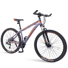 FANG Bike FANG Mens Mountain Bikes, 33-Speed Hardtail Mountain Bike, Dual Disc Brake Aluminum Frame, Mountain Bicycle with Front Suspension, Orange, 29 Inch