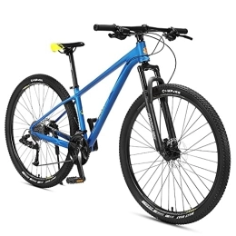 FAXIOAWA Bike FAXIOAWA 29-inch Mountain Bike, 27 / 30 Speed Mountain Bicycle With Aluminum Frame and Double Disc Brake, Front Suspension Anti-Slip Shock-Absorbing Men and Women's Outdoor Cycling Road Bike