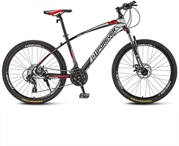 FMOPQ Mountain Bike FMOPQ 66 inch Mountain Bikes 21 24 27 30 Speed Mountain Bike 26 Inches Wheels Bicycle White Red Blue Black 6-11 21 fengong Titanium alloy suspension shock