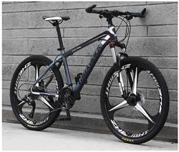 giyiohok Bike giyiohok Mountain Bike 26 inch Integral Wheel Unisex Suspension Mountain Bike 21 Speed 24 Speed 27 Speed 30 Speed High-Carbon Steel Double Disc Brake-24 Speed_Blackgray