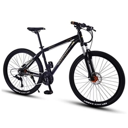 GJZM Bike GJZM Mountain Bikes, 27.5 Inch Big Wheels Hardtail Mountain Bike, Overdrive Aluminum Frame Mountain Trail Bike, Mens Women Bicycle, Silver, 27 Speed