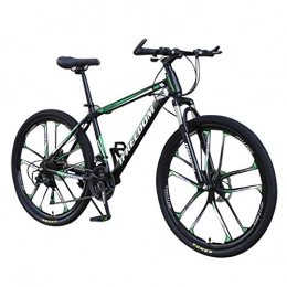 Gofodn Mountain Bike Gofodn Adult Mountain Bike, 26 Inch Men's Dual Disc Brake Hardtail Mountain Bike, Bicycle Adjustable Seat, High-carbon Steel Frame, 21 Speed