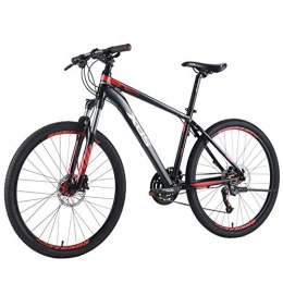 GONGFF Bike GONGFF 26 Inch Adult Mountain Bikes, 27-Speed Mountain Bicycle, Men's Aluminum Frame Hardtail Mountain Bike, Dual-Suspension Alpine Bicycle, S