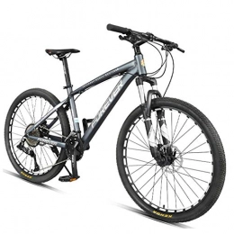 GONGFF Mountain Bike GONGFF 36-Speed Mountain Bikes, Overdrive 26 Inch Full Suspension Aluminum Frame Bicycle, Men's Women Adult Mountain Trail Bike