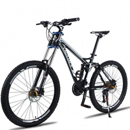 GQQ Mountain Bike GQQ Road Bicycle Sports Leisure Men and Women 26 inch Mountain Bike, City Road Bicycle Mens MTB, Black, 24 Speed