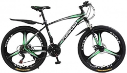 GQQ Mountain Bike GQQ Variable Speed Bicycle, Adult Mountain Bike, Double Disc Brake Bike City Road, Trail Highcarbon Steel Snow Bikes, 24 inch Men's / Women's Variable Speed, B, 24 Speed, C