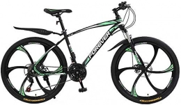 GQQ Mountain Bike GQQ Variable Speed Bicycle, Adults 24 inch Mountain Bike Dual Disc Brakes City Road Bike, Trail Highcarbon Steel Snow Bikes, Mens Variable Speed, B, 30 Speed, B