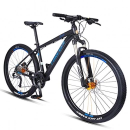 GWFVA Mountain Bike GWFVA 27.5 Inch Mountain Bikes, Adult 27-Speed Hardtail Mountain Bike, Aluminum Frame, All Terrain Mountain Bike, Adjustable Seat, Blue