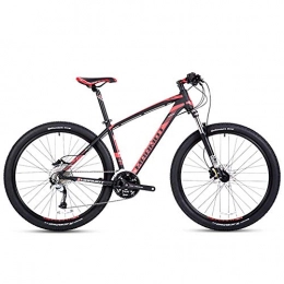 GWFVA Mountain Bike GWFVA 27-Speed Mountain Bikes, Men's Aluminum 27.5 Inch Hardtail Mountain Bike, All Terrain Bicycle with Dual Disc Brake, Adjustable Seat, Black