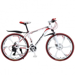 GXQZCL-1 Bike GXQZCL-1 26" Mountain Bikes / Bicycles, Lightweight Aluminium Alloy Frame Ravine Bike with Dual Disc Brake and Front Suspension MTB Bike (Color : White, Size : 21 Speed)