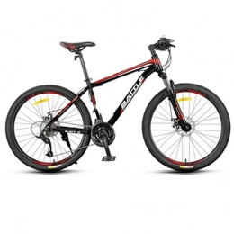 GXQZCL-1 Mountain Bike GXQZCL-1 26inch Mountain Bike, Aluminium Alloy Frame Hardtail Bicycles, Double Disc Brake and Front Suspension, 27 Speed MTB Bike (Color : C)