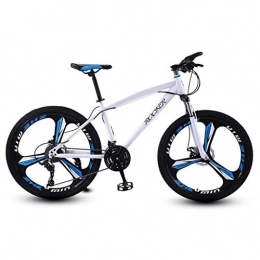 GXQZCL-1 Mountain Bike GXQZCL-1 26inch Mountain Bike, Carbon Steel Frame Hardtail Mountain Bicycle, Dual Disc Brake and Front Suspension MTB Bike (Color : B, Size : 27-speed)